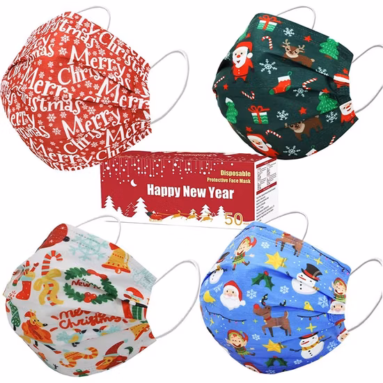Maschera monouso per feste per Natale Maschera protettiva per bambini
