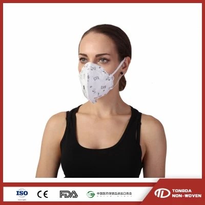 Acquista maschera facciale monouso in tessuto non tessuto Ffp 2 Ffp 3 3ply di alta qualità con valvola bianca respiratoria